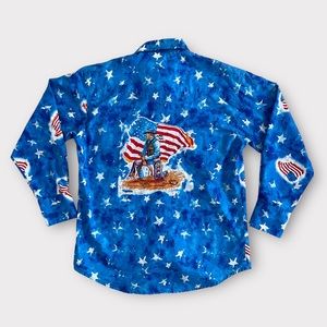 Wrangler Western Cowboy 2004 Calm Before the Storm by R. Langford Shirt